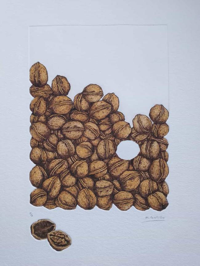 Nueces y azafrán