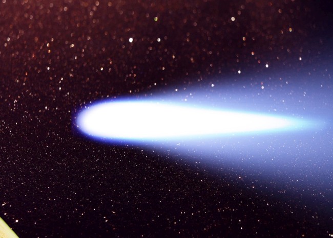 El cometa desde el pasillo